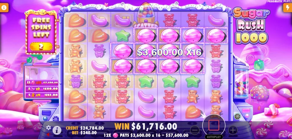 Start Playing Sugar Rush 1000